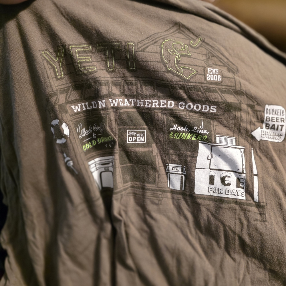 Yeti Brown Graphic tshirt